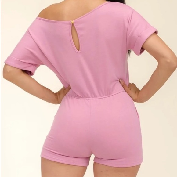 Off Shoulder Romper - Picture 4 of 4